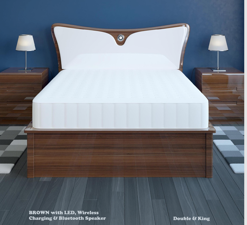 302 High Gloss Storage Bed