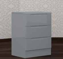 Fenlo 3 Drawer Bedside Cabinet