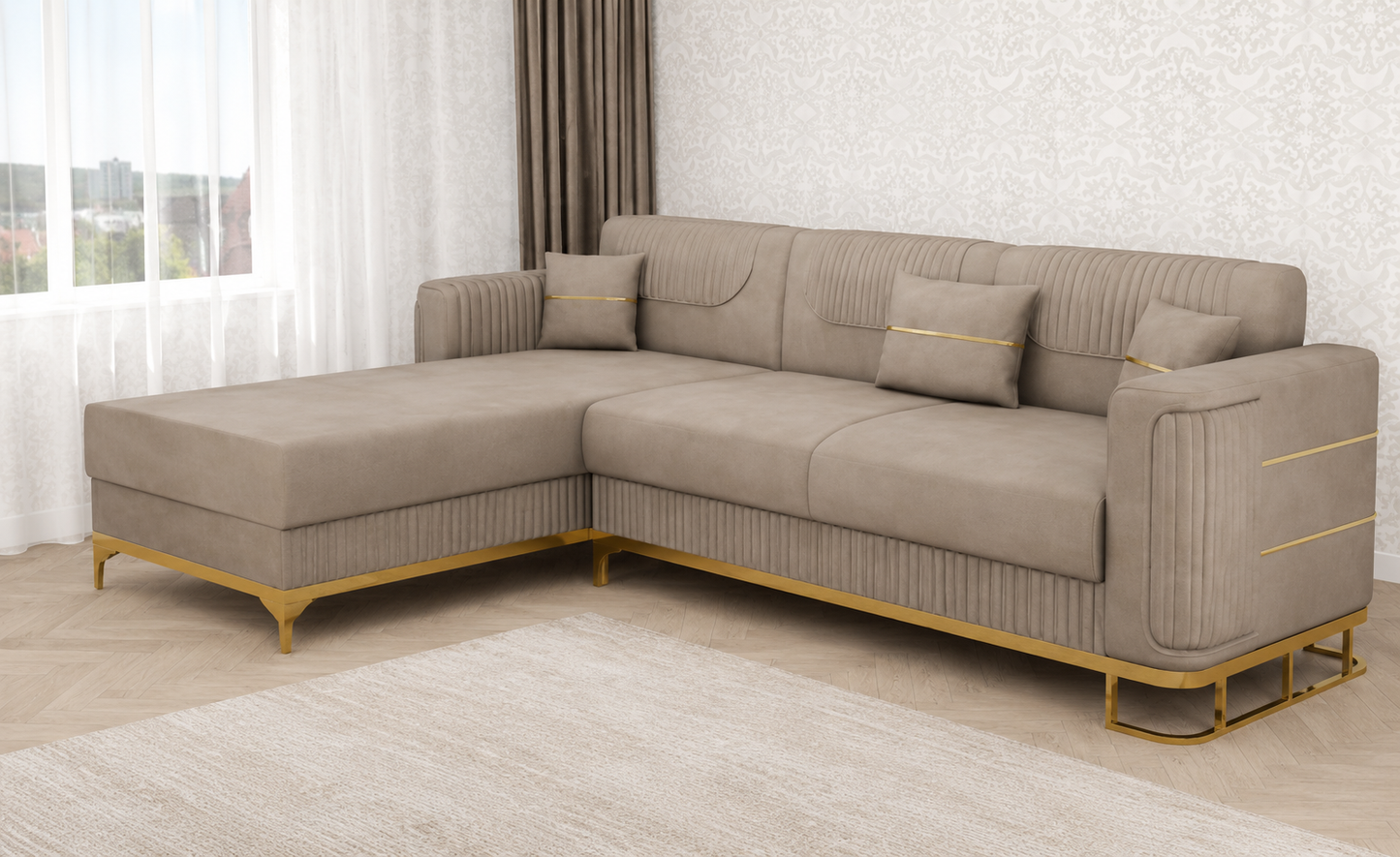 Fashion L-Shape Sofa