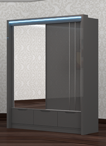 Cairo 204 cm Sliding Wardrobe