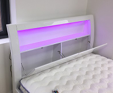 Madrid Black High Gloss Storage Bed