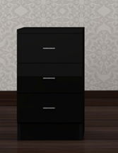 Norvik 3 Drawer Bedside Cabinet