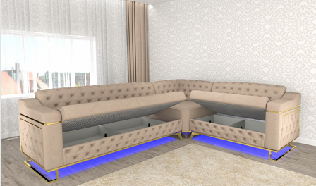Ruby Corner Sofa