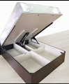 Madrid Wallnut High Gloss Storage Bed