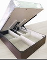 Madrid Black High Gloss Storage Bed