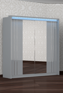 Berlin 204cm Sliding Wardrobe