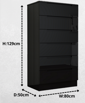 Luna 6 Drawer Chest