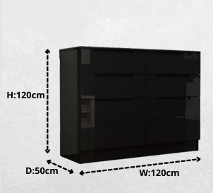Soho 6 Drawer Chest