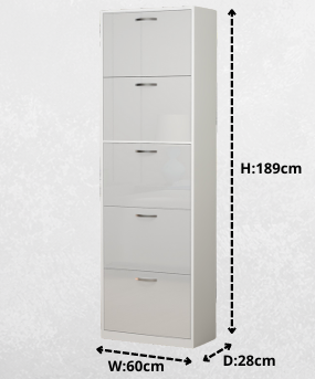 Velo 5 Tier Shoe Cabinet
