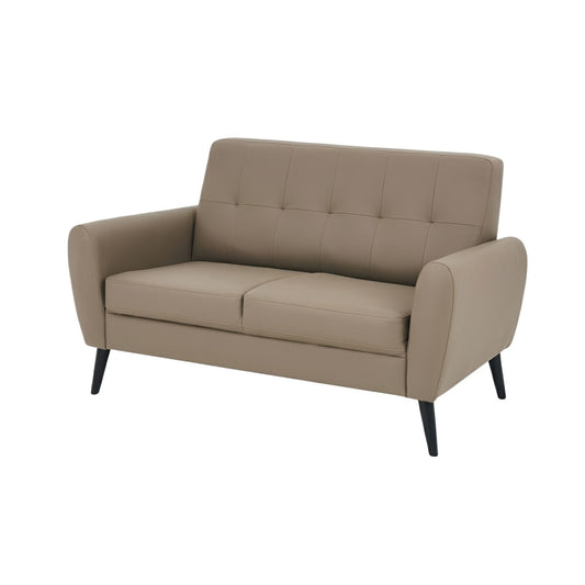 Chic Taupe PU 2 Seater Sofa