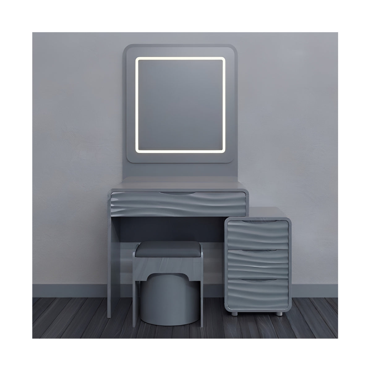 Wavy vanity set