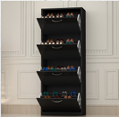 Velo 4 Tier Shoe Cabinet