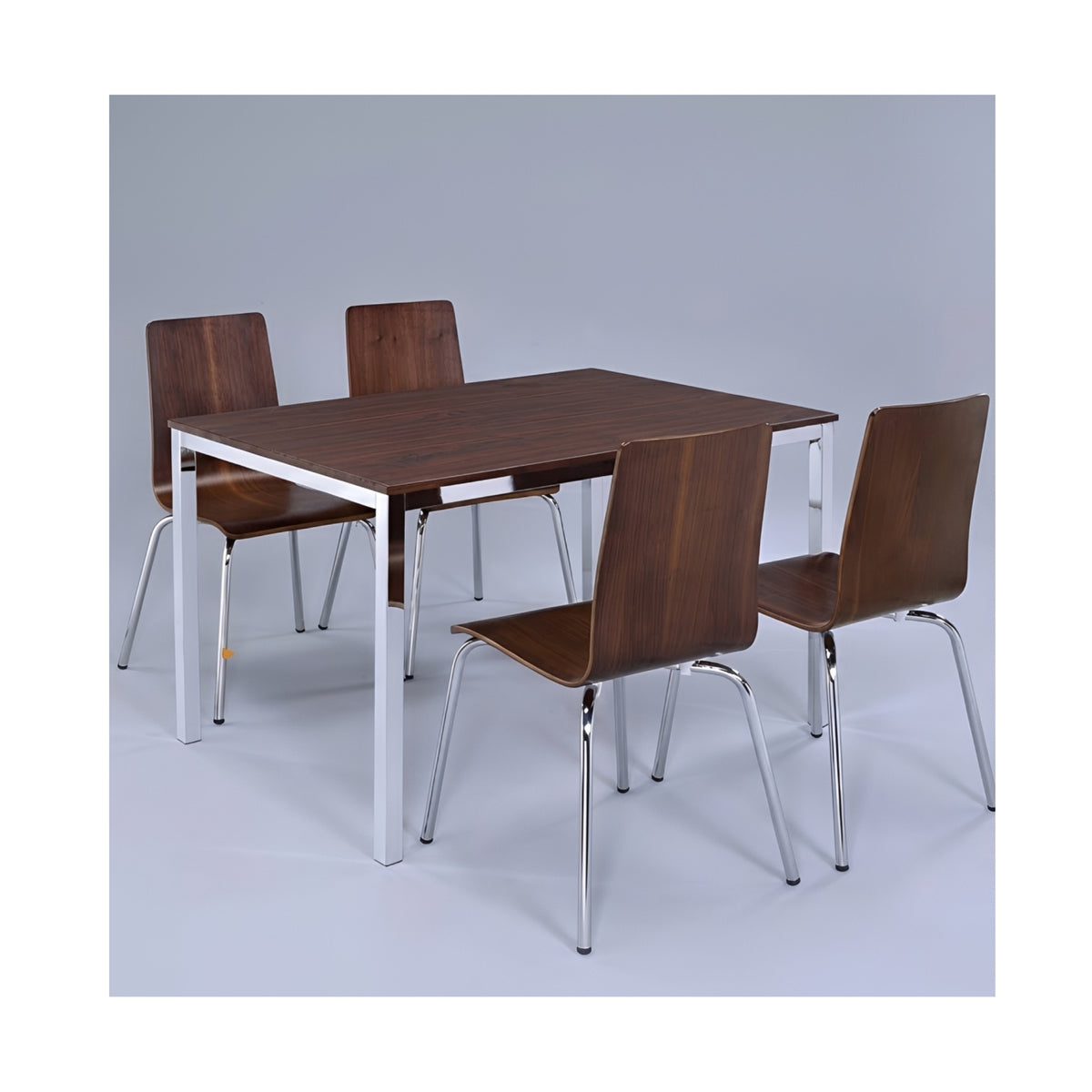 Walnut Rectangular Dining Set
