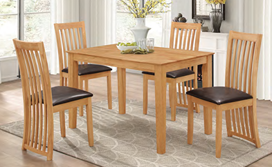 Atlanta Dining Set 4 Chairs