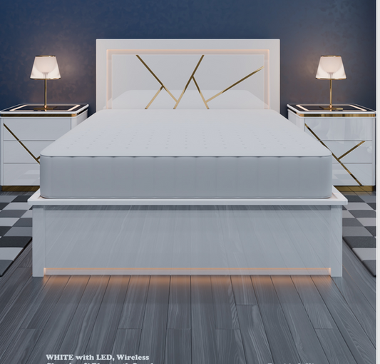 B10 High Gloss Storage Bed