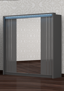 Berlin 165cm Sliding Wardrobe