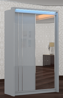 Berlin 125cm Sliding Wardrobe