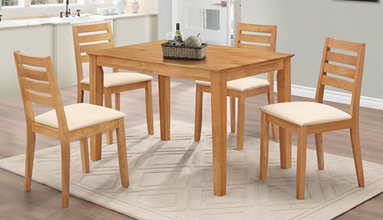 Boston Dining Set 4 Chairs