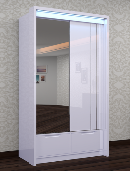 Cairo 125cm Sliding Wardrobe