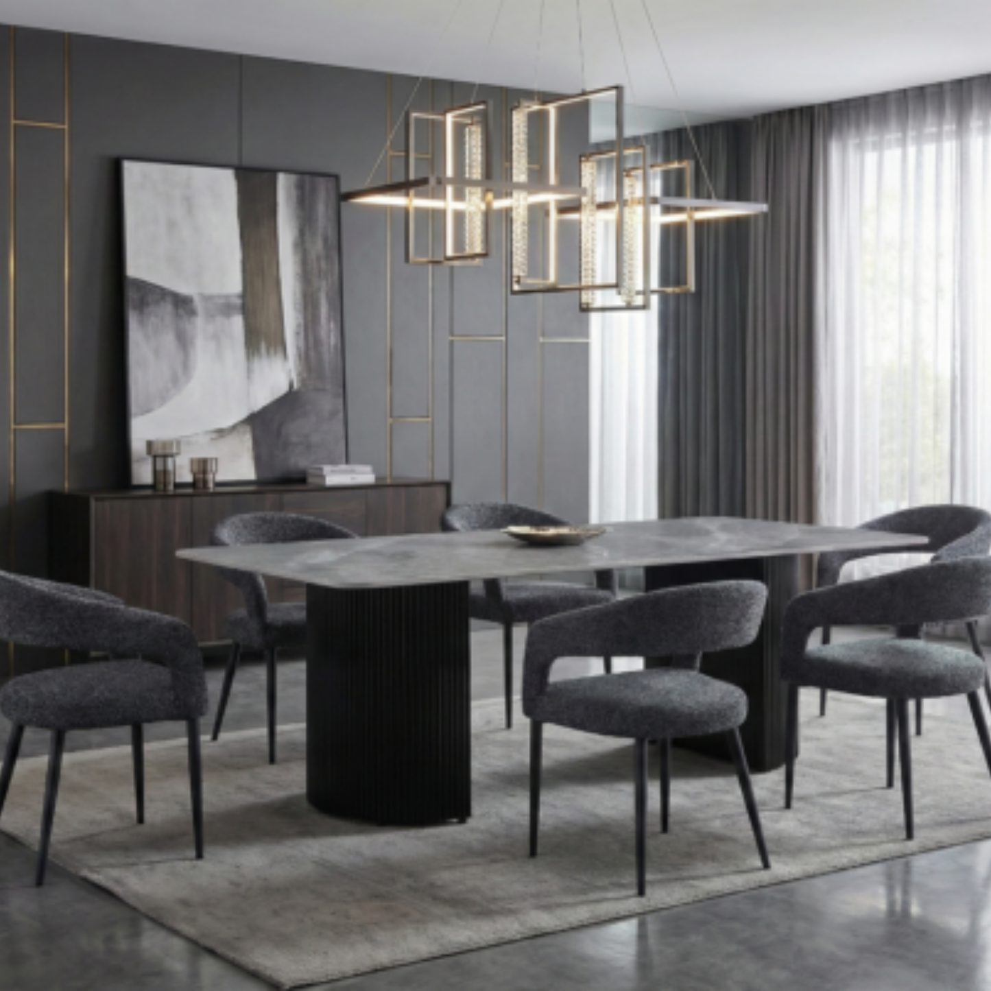 Olympia Ceramic 160cm Table