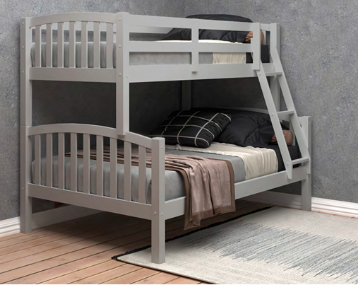 Davos Dove Triple Bunk Bed Frame