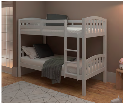 Davos Dove Bunk Bed Frame