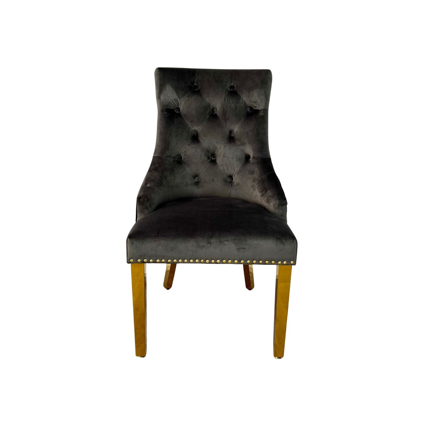 Majestic Gold Lion Knocker Chair