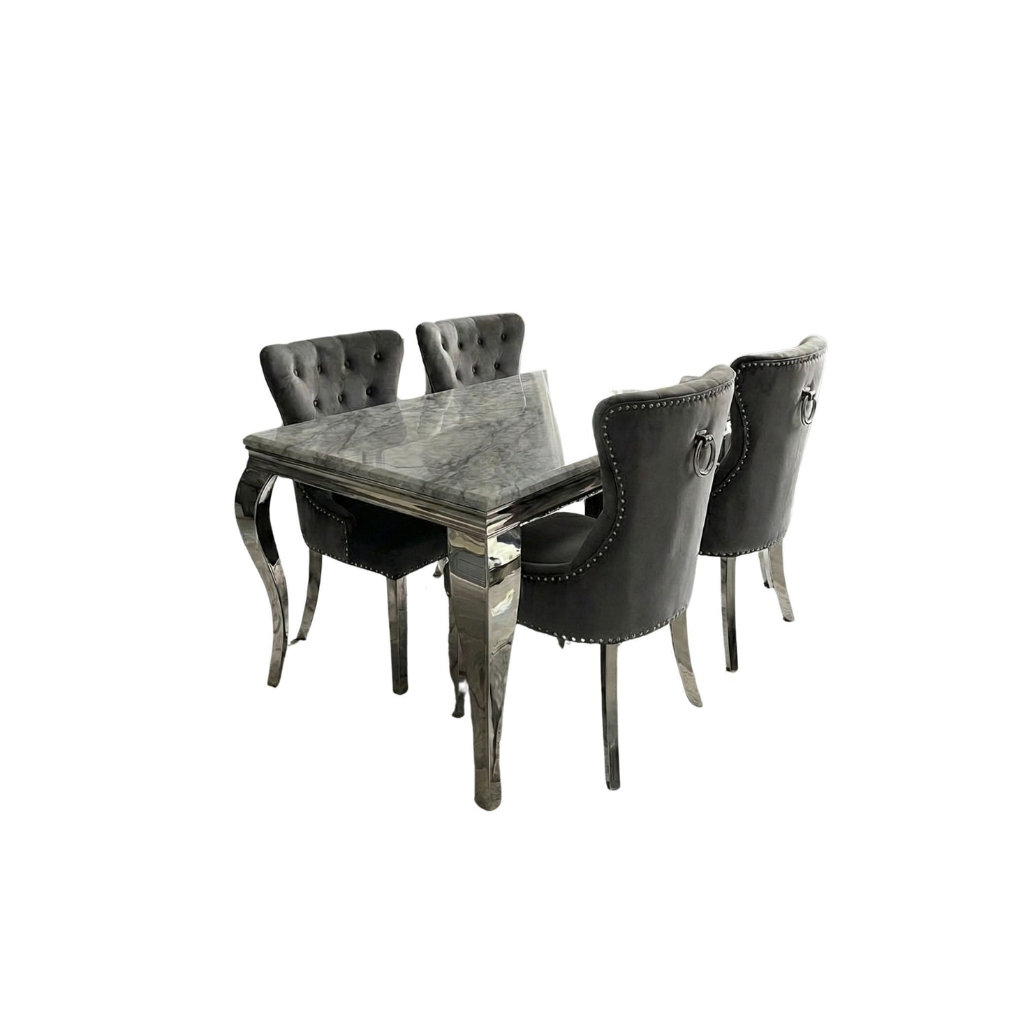 Henley Velvet Knocker Back Chair
