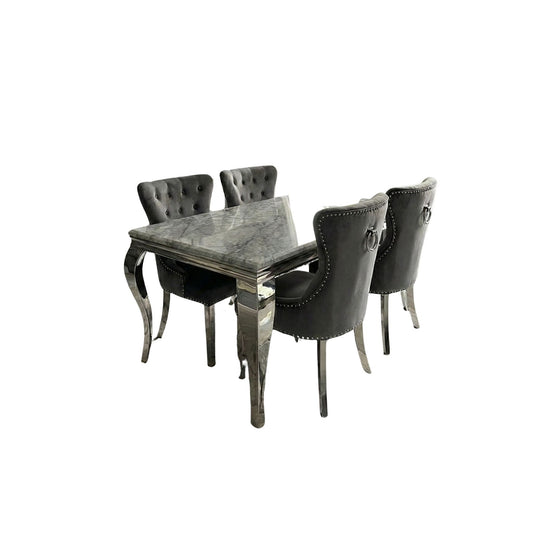 Henley Velvet Knocker Back Chair
