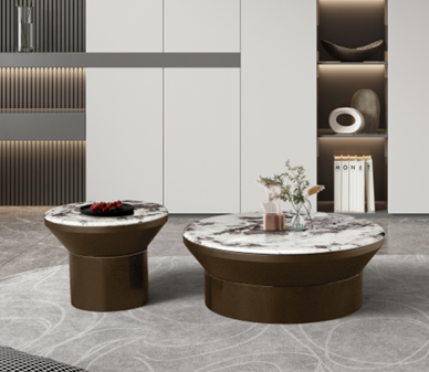 Luna Marble Coffee Table Set
