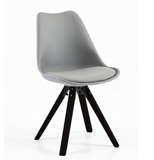 Melbourne White Dining Set with Violet Grey PU Chairs