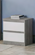 Melody 2 Drawer Side Table