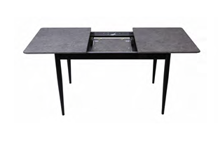 Miami Concrete Grey Extending Dining Set with Milan Chairs