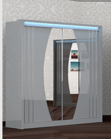 Milan 185cm Sliding Wardrobe