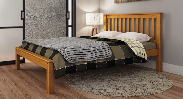 Mission Bed - Pine