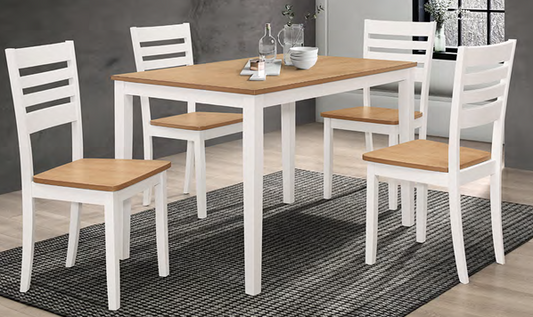 Oxford Dining Table with Oxford 4 Chairs