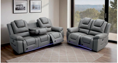 Oxford Electric Leather Suite