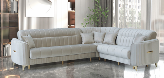 Pera BF Cream Corner Sofa