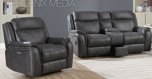 Phoenix Media Sofa 3 Seater