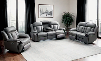 Savilla Leather Suite