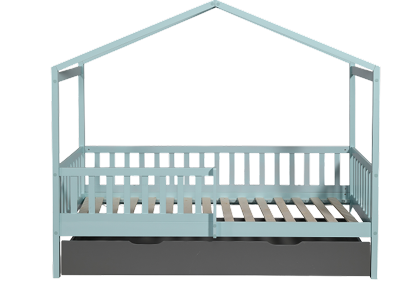 Solid Pine Oak Arch Bed & Storage