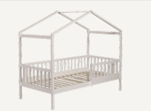Solid Pine Oak Arch Bed & Storage