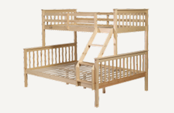 Solid Pine Triple Bunk Bed