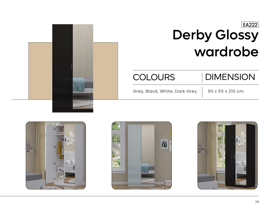 EA222 - Derby tall 2 Door [ 2 draws inside ]