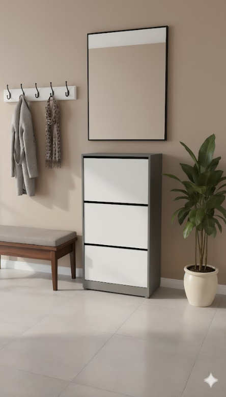 Mirror Shoe Rack (XE31-2A)