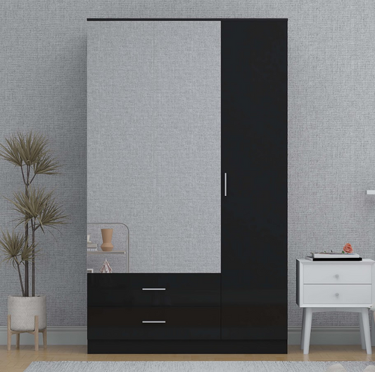 EA332 - Derby Tall 3 Door [ 2 Draws Outside ]