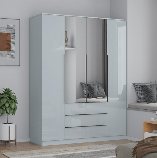 EA426 - Derby Tall 4 Door [ 3 Draws Outside ]