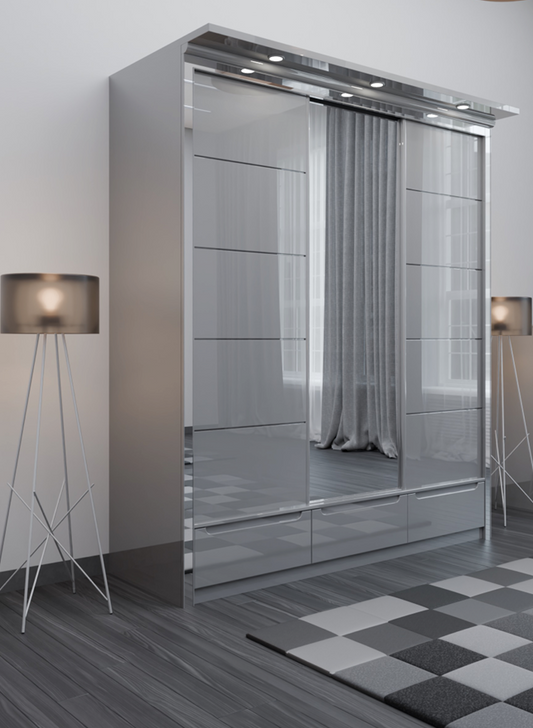 W01 HIGH GLOSS WARDROBE