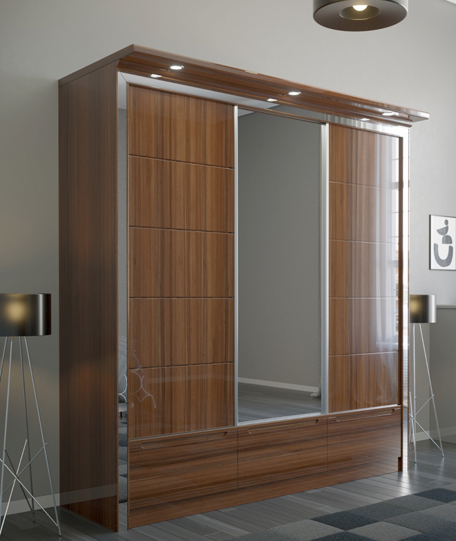 W01 HIGH GLOSS WARDROBE