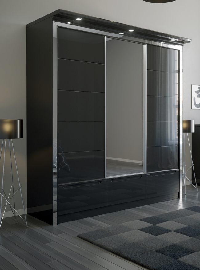 W01 HIGH GLOSS WARDROBE